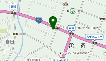 ヴィラ長岡店の地図画像