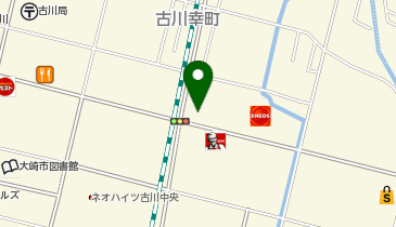 ヴィラ古川店の地図画像