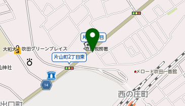 デ・アイム 吹田の地図画像