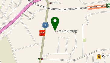 ベストライフ印西の地図画像