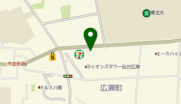 フロンティア薬局広瀬店の地図画像