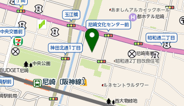 フロンティア薬局阪神尼崎店の地図画像