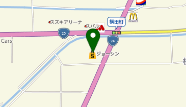 ジョーシン郡山店の地図画像