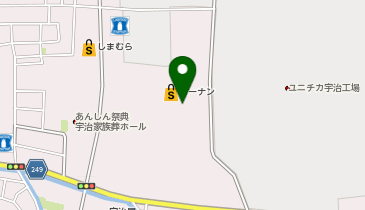 ジョーシン宇治店の地図画像