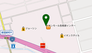 ジョーシン各務原イオンモール店の地図画像