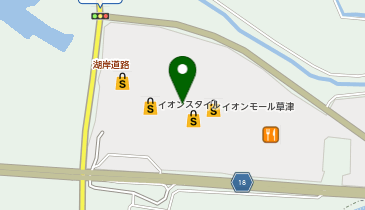 ジョーシン草津イオンモール店の地図画像