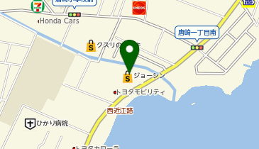 ジョーシン西大津店の地図画像