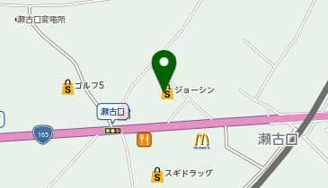 ジョーシン名張店の地図画像