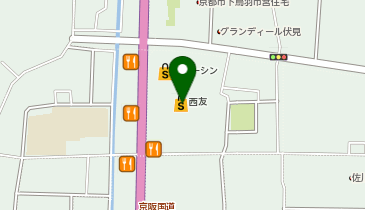 ジョーシン伏見店の地図画像
