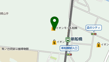 ジョーシン船橋イオンモール店の地図画像