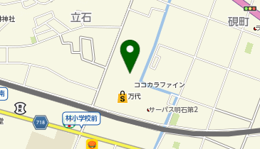 ジョーシン明石店の地図画像