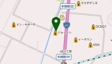 ジョーシン射水店の地図画像