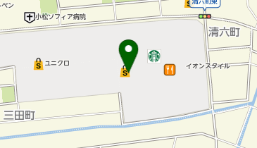 ブランドショップハピネス 新小松店の地図画像