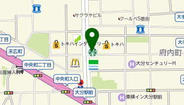 好日山荘 トキハ本店の地図画像