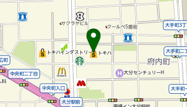 KP トキハ本店の地図画像