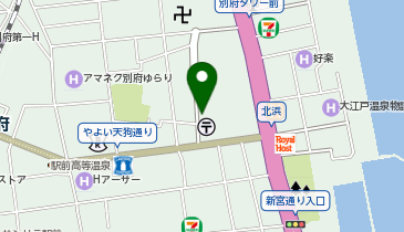 クリニーク トキハ別府店の地図画像