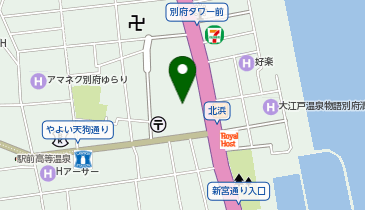 Universal Drive トキハ別府店の地図画像