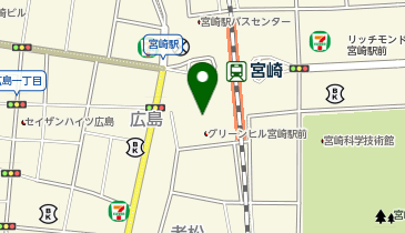 U/TAU cosme アミュプラザみやざき うみ館の地図画像