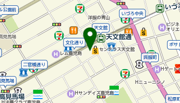 Brew センテラス天文館店の地図画像