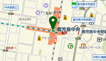 廻る寿司 めっけもん アミュプラザ鹿児島店の地図画像