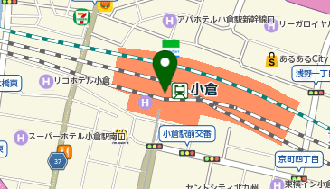 シティコンタクト アミュプラザ小倉店の地図画像