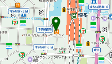 TABINAKA 博多マルイ店の地図画像