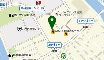ニトリ マークイズ福岡ももち店の地図画像