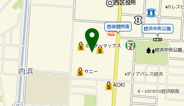 焼肉なべしま ウエストコート姪浜店の地図画像