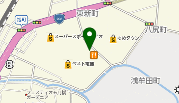 カーブス ゆめタウン大牟田店の地図画像