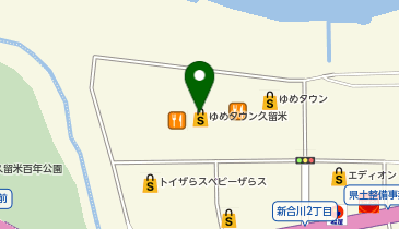 ホビーゾーン ゆめタウン久留米店の地図画像
