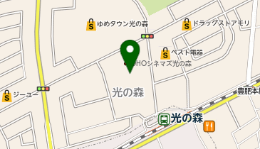 サンキューマート ゆめタウン光の森(南館)の地図画像