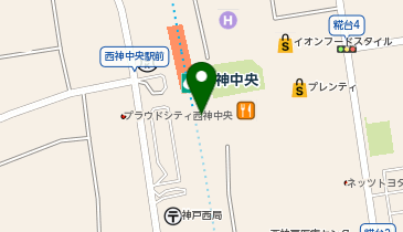 LAKOLE エキソアレ西神中央店の地図画像