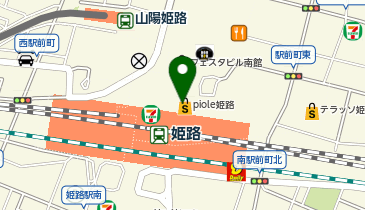 フルーツギャザリング ピオレ姫路店の地図画像