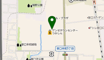 セイハ英語学院 グンゼタウンセンターつかしん店の地図画像