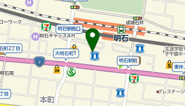 串かつ神鷹 パピオスあかし店の地図画像