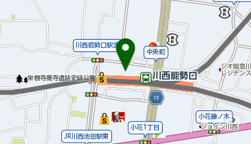 京風炉端 花格子 ベルフローラかわにし店の地図画像
