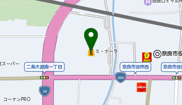 ニンジャ☆パーク奈良店の地図画像