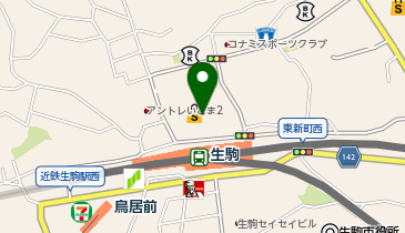 ドクターストレッチ 近鉄百貨店生駒店の地図画像