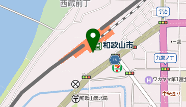 和歌山バス案内所 乗車券発売所 キーノ和歌山店の地図画像