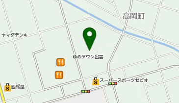 ジュエルカフェ ゆめタウン出雲店の地図画像