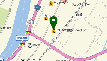 Honeys ポルカ天満屋ハピータウン店の地図画像