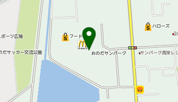 サックスバー おのだサンパーク店の地図画像