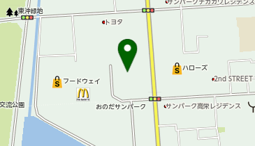 ウイルおのだサンパーク店の地図画像