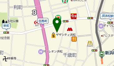 ZAZAZAKA CITY HAMAMATSU西館(ザザシティ浜松西館)店の地図画像