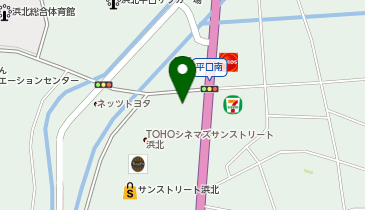 ガシャココ サンストリート浜北店の地図画像