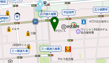 文喫 栄 中日ビル店の地図画像