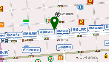 チケットキング 伏見地下街店の地図画像