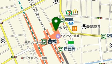 AXIV ACADEMY 本館 豊橋カルミア店の地図画像