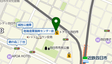 四日市献血ルーム サンセリテの地図画像