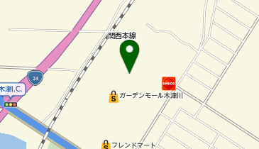 イセヅドライ ガーデンモール木津川店の地図画像